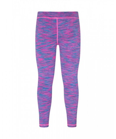 Kayleigh Kids Space Dye Leggings Bright Pink $12.75 Active