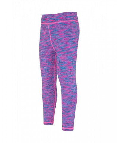 Kayleigh Kids Space Dye Leggings Bright Pink $12.75 Active