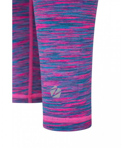 Kayleigh Kids Space Dye Leggings Bright Pink $12.75 Active