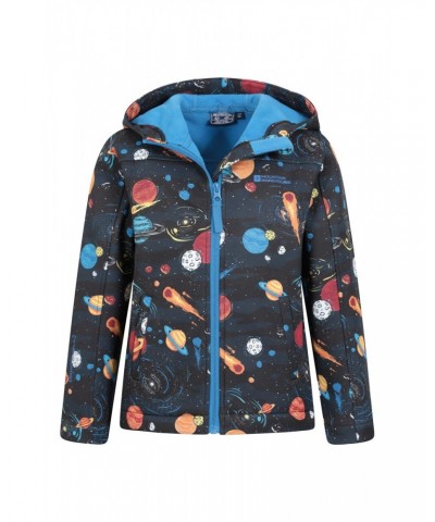 Exodus II Kids Printed Water-resistant Softshell Spacey Midnight $19.13 Jackets