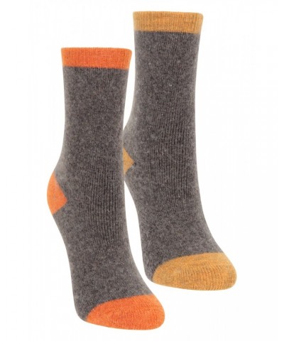 Kids Merino Wool Mid-Calf Socks Orange $12.74 Accessories