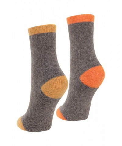 Kids Merino Wool Mid-Calf Socks Orange $12.74 Accessories