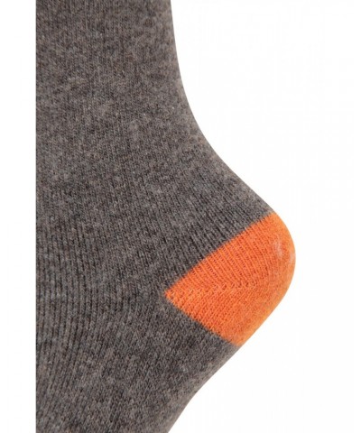 Kids Merino Wool Mid-Calf Socks Orange $12.74 Accessories