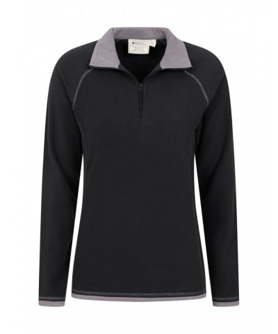 Montana Womens Half-Zip Fleece Black $15.38 Fleece