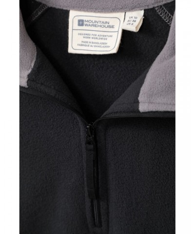 Montana Womens Half-Zip Fleece Black $15.38 Fleece