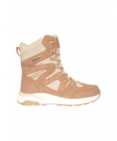 Meteor Womens Softshell Waterproof Boots Beige $25.30 Footwear