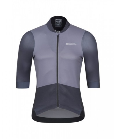 Strada Mens Cycling Full-Zip Jersey Dark Grey $25.44 Active