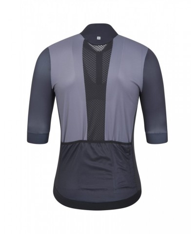 Strada Mens Cycling Full-Zip Jersey Dark Grey $25.44 Active