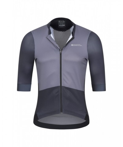 Strada Mens Cycling Full-Zip Jersey Dark Grey $25.44 Active