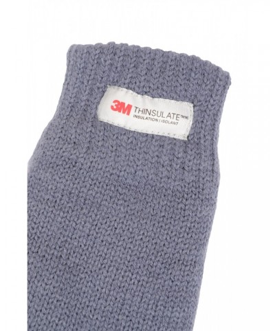 Kids Knitted Thinsulate Thermal Gloves Blue $10.79 Accessories