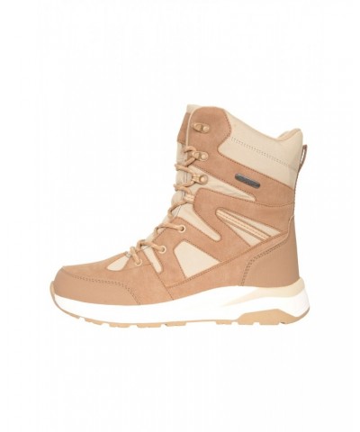 Meteor Womens Softshell Waterproof Boots Beige $25.30 Footwear