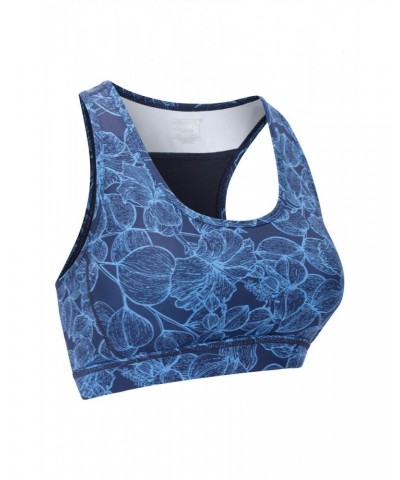 Mesh Motion Sports Bra Navy $14.57 Tops