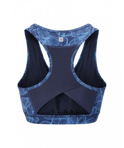 Mesh Motion Sports Bra Navy $14.57 Tops