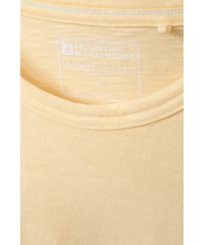 Fescue Mens Pocket T-Shirt Yellow $10.79 Tops