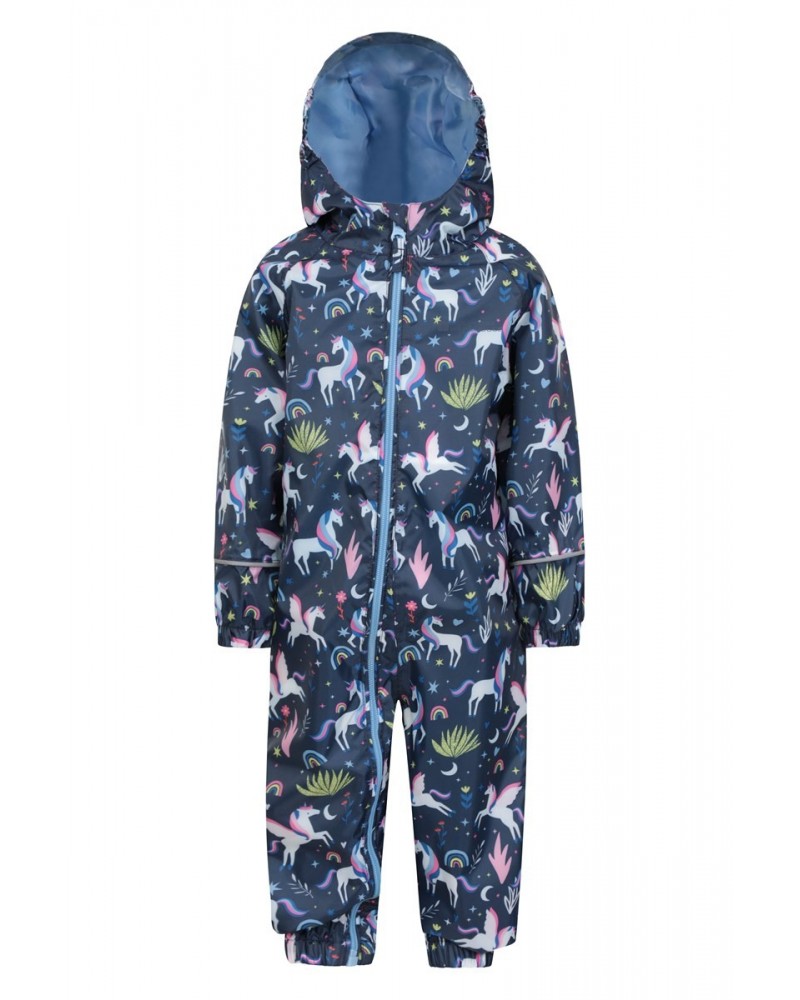 Puddle Kids Printed Waterproof Rain Suit Mixed $19.24 Babywear