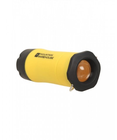 2-in-1 Rubber Flashlight Yellow $8.39 Walking Equipment