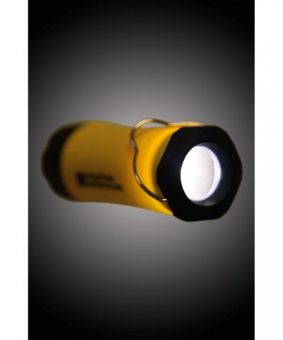 2-in-1 Rubber Flashlight Yellow $8.39 Walking Equipment