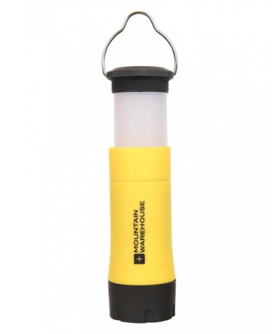 2-in-1 Rubber Flashlight Yellow $8.39 Walking Equipment