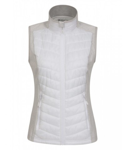 Action Padded Womens Insulated Vest White $31.26 Jackets