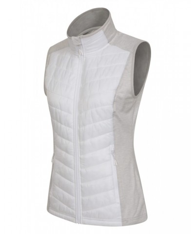 Action Padded Womens Insulated Vest White $31.26 Jackets