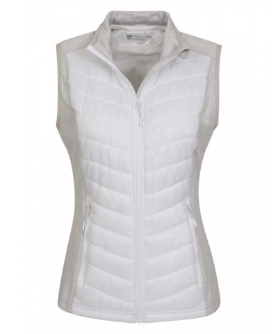 Action Padded Womens Insulated Vest White $31.26 Jackets