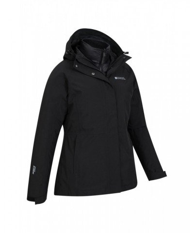 Alaskan Womens 3 in 1 Short Jacket Jet Black $62.40 Jackets