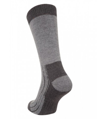 Explorer Mens Merino Mid-Calf Socks Charcoal $17.69 Accessories