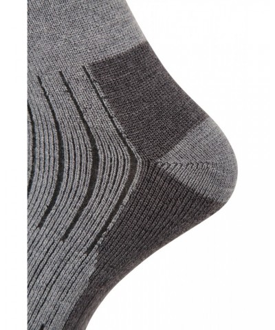 Explorer Mens Merino Mid-Calf Socks Charcoal $17.69 Accessories