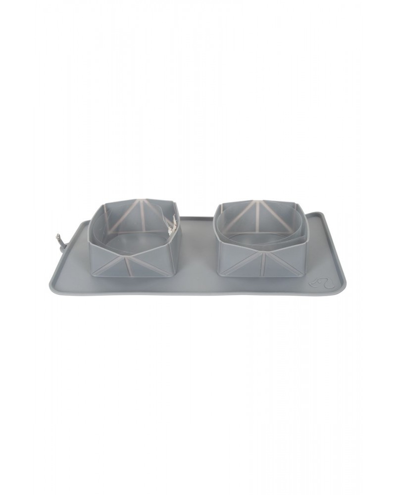 Folding Square Bowls Grey $11.87 Pets