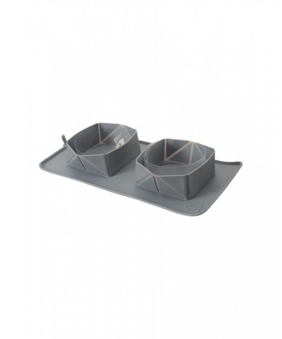 Folding Square Bowls Grey $11.87 Pets