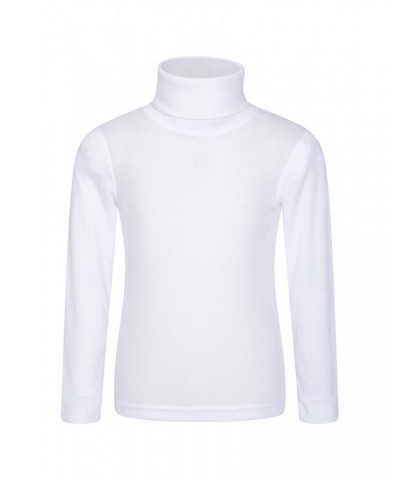 Talus Kids Turtle Neck Top White $11.43 Active