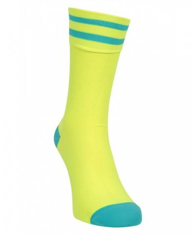 Wandle Mens Cycling Socks Yellow $11.59 Accessories