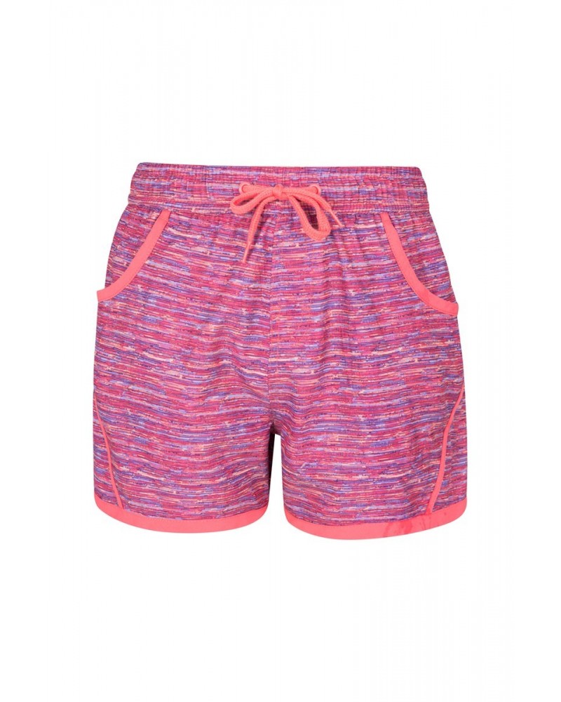 Patterned Kids Boardshorts Bright Pink $11.01 Pants