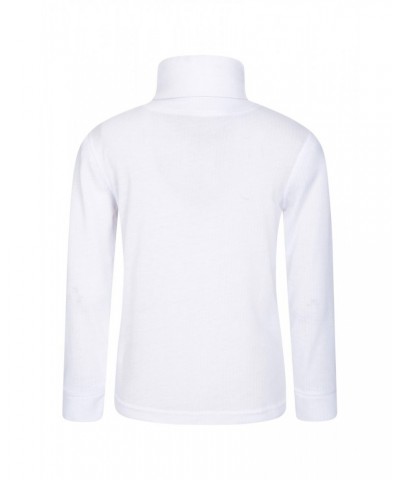 Talus Kids Turtle Neck Top White $11.43 Active