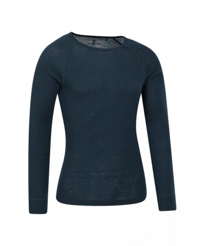 Merino Mens Thermal Top Petrol $21.59 Thermals