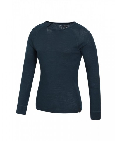 Merino Mens Thermal Top Petrol $21.59 Thermals