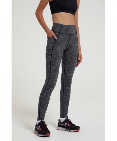 Breathe & Balance High-Waisted Womens Tights Black $13.53 Active