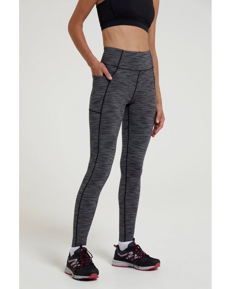 Breathe & Balance High-Waisted Womens Tights Black $13.53 Active