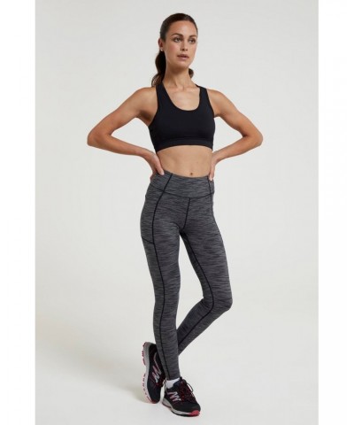 Breathe & Balance High-Waisted Womens Tights Black $13.53 Active