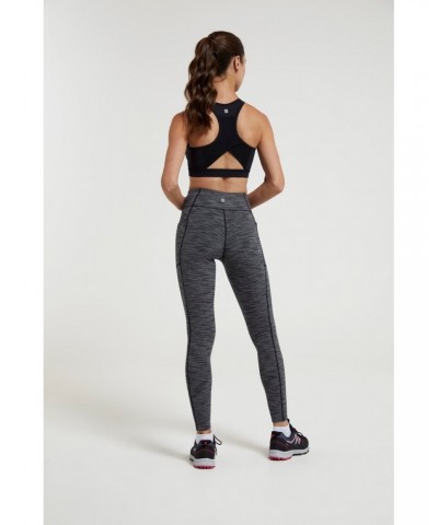 Breathe & Balance High-Waisted Womens Tights Black $13.53 Active