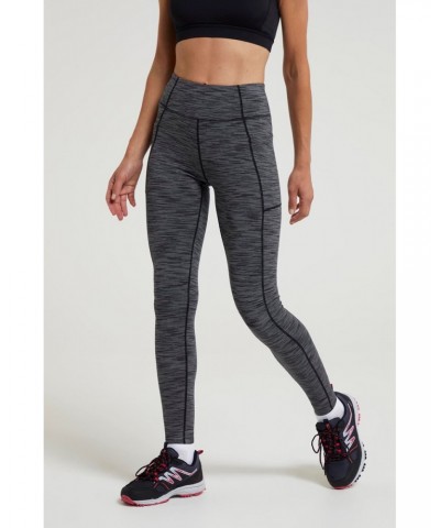 Breathe & Balance High-Waisted Womens Tights Black $13.53 Active