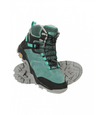 Ultra Geneva Vibram Womens Waterproof Boots Petrol $39.01 Footwear