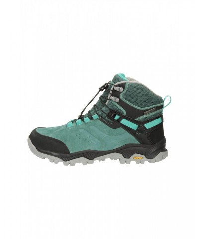 Ultra Geneva Vibram Womens Waterproof Boots Petrol $39.01 Footwear