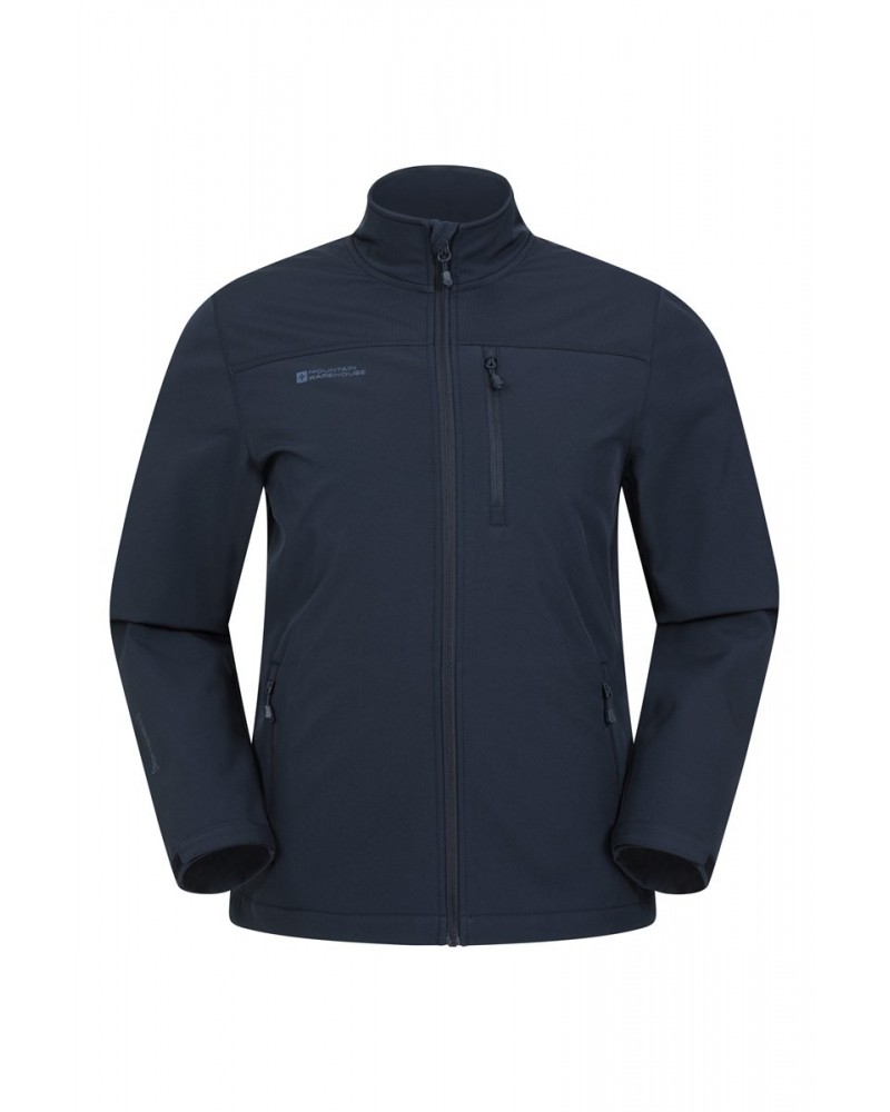 Grasmere Mens Showerproof Softshell Dark Blue $24.75 Jackets