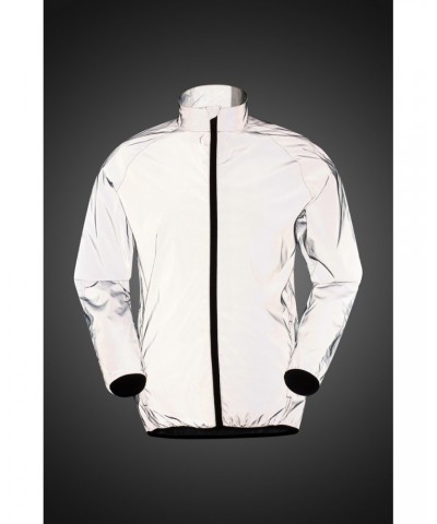 360 Reflective Mens Jacket Silver $25.97 Active