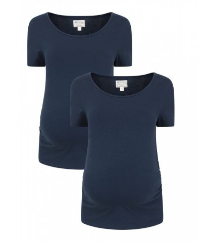 Maternity Tourmaline Womens Tee Multipack Navy $16.79 Maternity