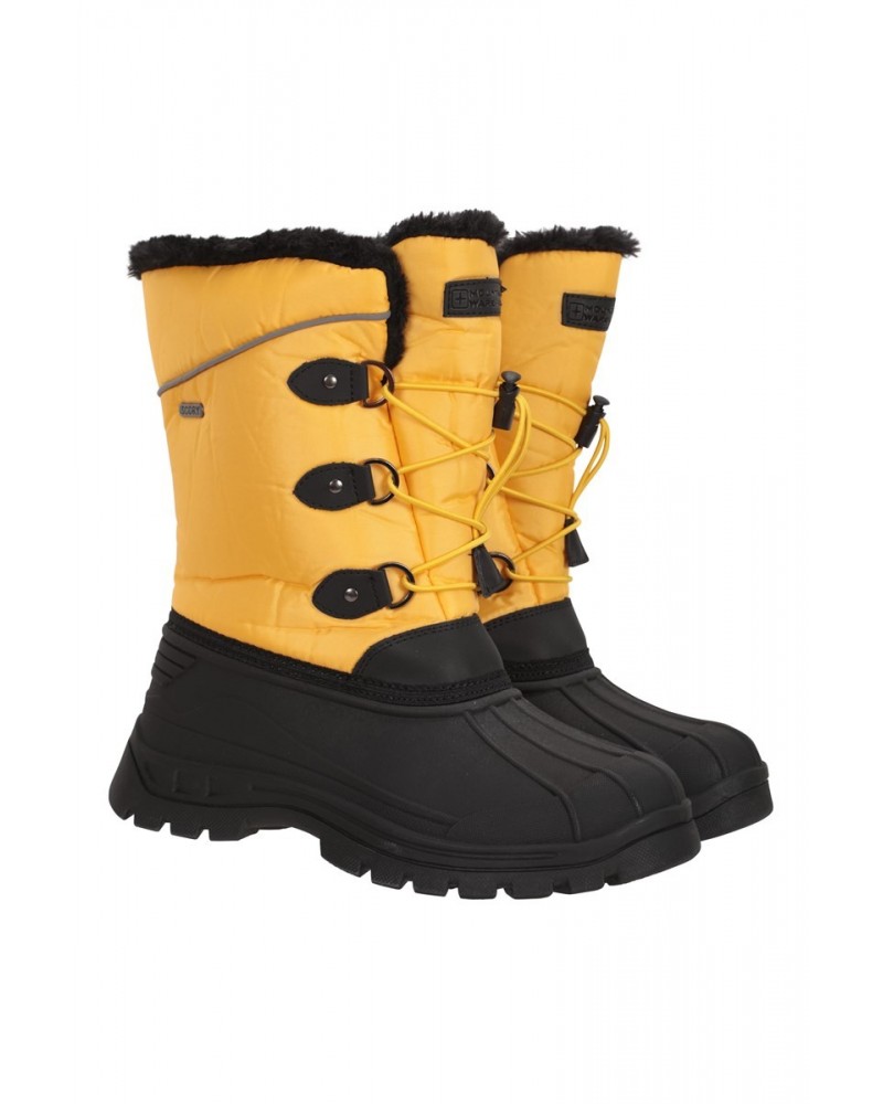 Whistler Kids Adaptive Snow Boots Mustard $14.00 Ski