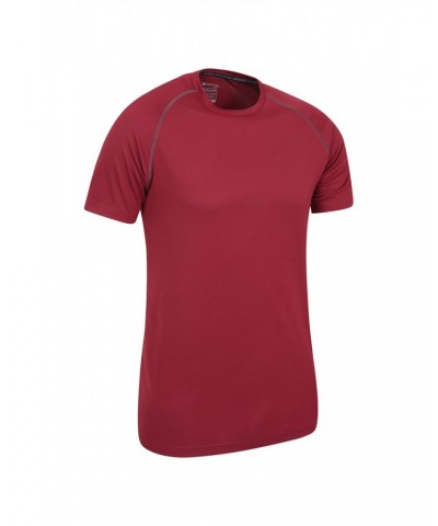 Endurance Isocool Mens Active T-Shirt Dark Red $13.99 Active