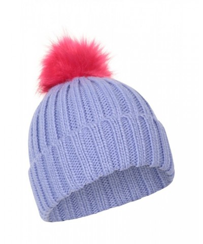 Geneva Kids Contrast Beanie Light Purple $11.20 Accessories