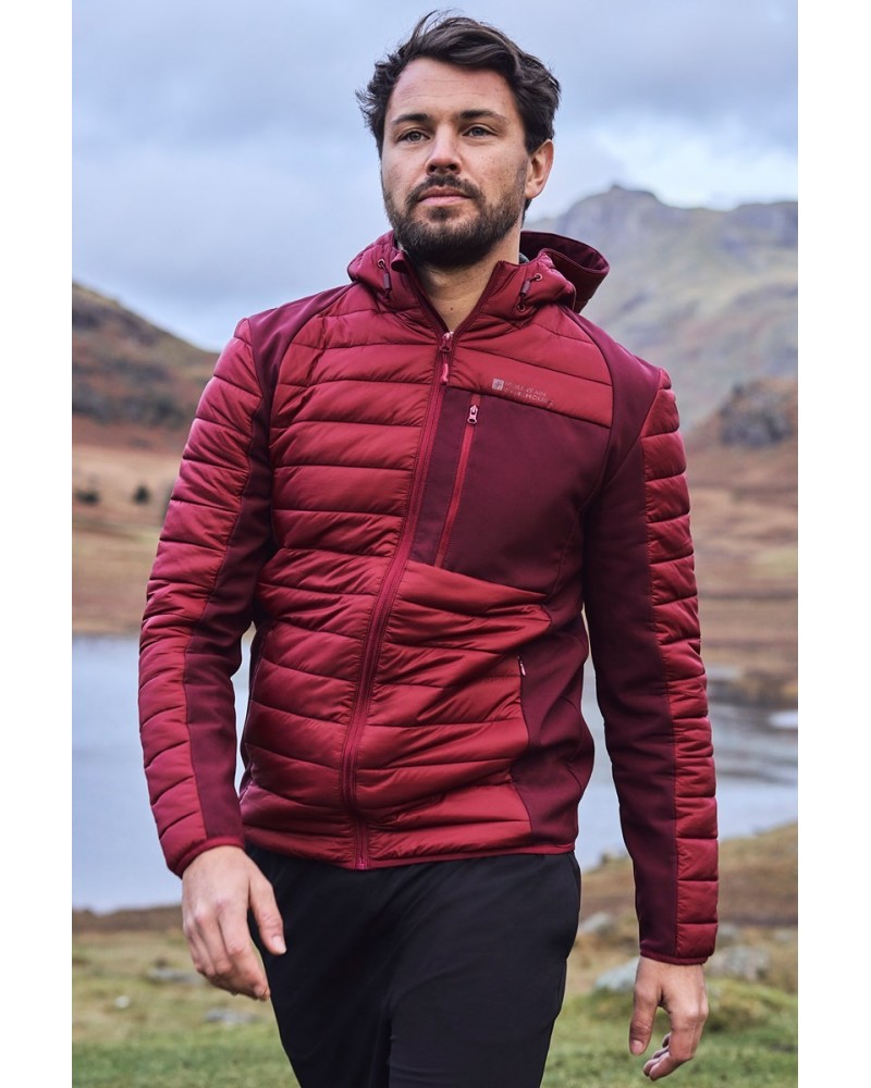 Turbine II Mens Insulated Softshell Dark Red $32.80 Jackets